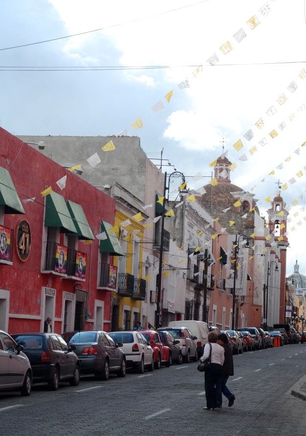 Puebla Street Scene 